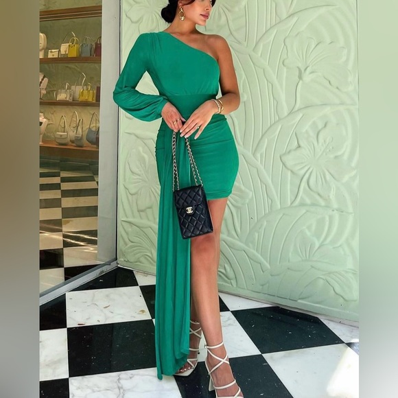Forever Unique Dresses & Skirts - Dress green